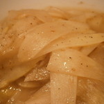 レンゲ - 24年3月　ホワイトアスパラガスの炒めもの　薫製仕立て