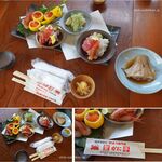 蟹かに亭 - 刺身盛り合わせ,蟹かに亭(福井県越前町)食彩品館.jp撮影