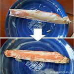 蟹かに亭 - ハサミで上殻をすべてカットするバージョン越前ガニ,蟹かに亭(福井県越前町)食彩品館.jp撮影