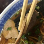 支那そば処麦 - 叉焼断面２～３ｍｍ