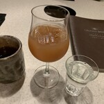 KoKoRotake 老松通り - ドリンク写真:梅酒ソーダと無料のウーロン茶