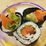 すし江戸 - サーモン巻