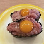 すし江戸 - うずら鉄火