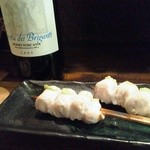 なごみや - ささみにわさびをのせてもらった