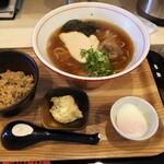 麺や ゆた花 - 鶏チンタン 鴨ご飯withポテトサラダ！
