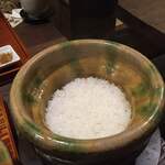 大國屋鰻兵衞 - 下段が土鍋ご飯