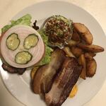 ベーカーバウンス - ベーコンチーズバーガー¥1600