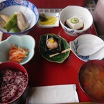 精進料理　湯華庵 - 入浴後の精進料理