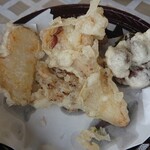 精進料理　湯華庵 - きくいも、舞茸、むかご