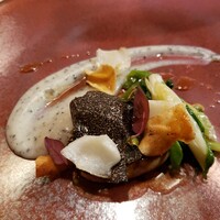 レストラン ラリューム - フォアグラのプランシャ焼き