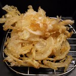 Tokusei Tempura - 白エビかき揚げ。