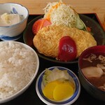 Kadohachi - オムレツ定食(キャベツ増し)