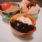 仁修樓 - 前菜三種盛り　よだれ鳥に悶絶