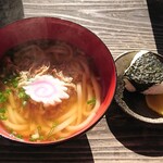 縮景園売店・泉水亭 - 肉うどん セット