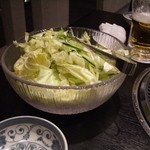 焼肉ダイニング フォレスト - 高原野菜サラダ