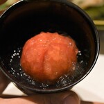 勢麟 - フルーツトマトの青柚子ジュレ