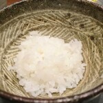 朝食 喜心 - 艶々の土鍋ご飯