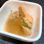 烈志笑魚油 麺香房 三く - 突き出し