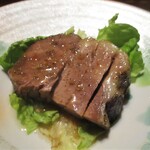 Kirakuyashokuzaemon - 豚肉のステーキ。　　　　　　2020.01.02