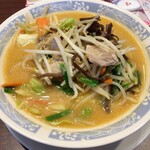 バーミヤン - 野菜たっぷり味噌ラーメン