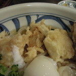 手打うどん すみた - ●親子ぶっかけのかしわ天