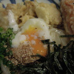 手打うどん すみた - ●親子ぶっかけの温玉