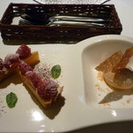 CONCA - イチゴのタルト キャラメルのアイス添え