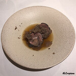 カーサ・デル・チーボ - 烏骨鶏のﾛｰﾄﾛとTartufo nero pregiato