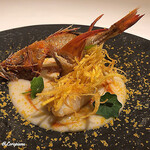 カーサ・デル・チーボ - 喜知次のﾌﾘｯﾄと喜知次の骨煎餅