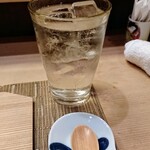 すし処 みや古分店 - 兼八のソーダ割り