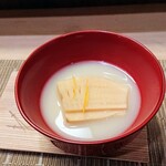 すし処 みや古分店 - 鹿児島出水の筍白味噌仕立て