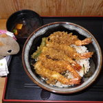 天ぷら よしおか - 天丼：2012/03