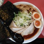 らぁ麺屋 武市商店 - 鉛直方向から