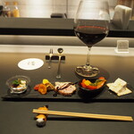 パフェ、珈琲、酒、佐々木 - 堪能コース（肴：気まぐれの一皿）
