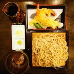 麻布永坂 更科本店 - 天せいろ