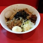 豚ゆう - タレそば　味玉　全マシ（ニンニク）