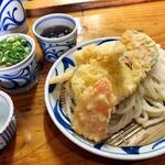 手打うどん はりや - 野菜天ざる