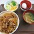 すき家 - 牛丼セット大盛¥600(500+100)