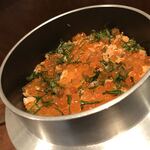 酒肴 新屋敷 - 鮭といくらの炊き込みご飯。何も言うことはありません。出てきたらなくのみ。