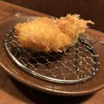 酒肴 新屋敷 - カキフライ。うんめえので10個は余裕。