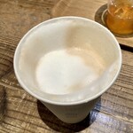 みのりカフェ - 黒糖生姜オレ \500