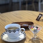 なでしこcafe - コーヒーにはお菓子が付きます。