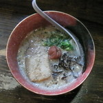 九州豚骨 ちゃんぽん 頃場 - 梅ラーメン