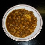 ディル レストラン - 日替わりのアンダーチャナ（ゆで卵とひよこ豆のカレー）