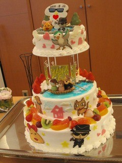 Yume No Ki - 「夢の樹」　作っていただいたウェディングケーキ！凄いでしょ～^^