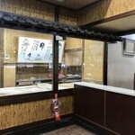 英ちゃんうどん - 店舗内観(麺打場)