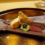 是しん - 銀鱈とオリーブ牛