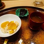 是しん - 帆立とからすみのご飯