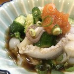 味処 しょうざん - イカ酢の物 ドアップ
