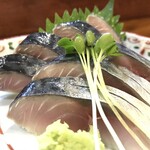 味処 しょうざん - 〆さば 680yen ドアップ